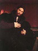 Lorenzo Lotto Man with a Golden Paw France oil painting artist